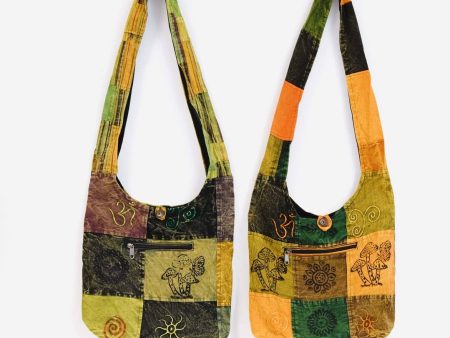 Boho Patchwork Mushroom Bag   Purse Fashion