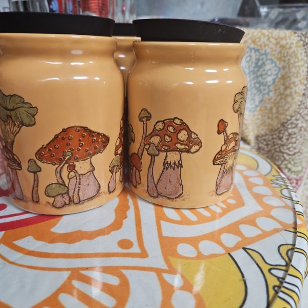 Retro Hippie Mushroom  Stash Jar For Discount