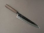 Hitohira - Futana Stainless Polished - Tsuchime Damascus - 240mm Gyuto - Tagayasan Handle on Sale