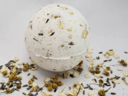 Large Eczema Bath Bomb - Lavender & Chamomile - Vegan Online Hot Sale