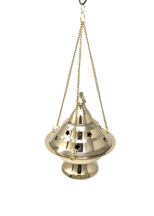 Brass Hanging Incense Burner - Large Cheap