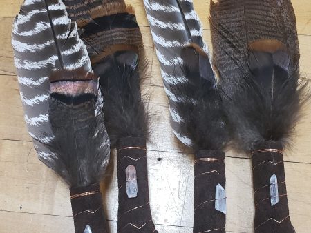 Handmade Smudge Feather Fans Discount