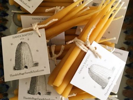 Beeswax Small Taper Candles Cheap