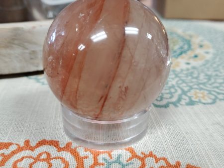 Hematiod (Fire Quartz) Sphere For Cheap