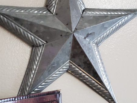 Mulberry Home  Galvanized  Star 12 inches Online now