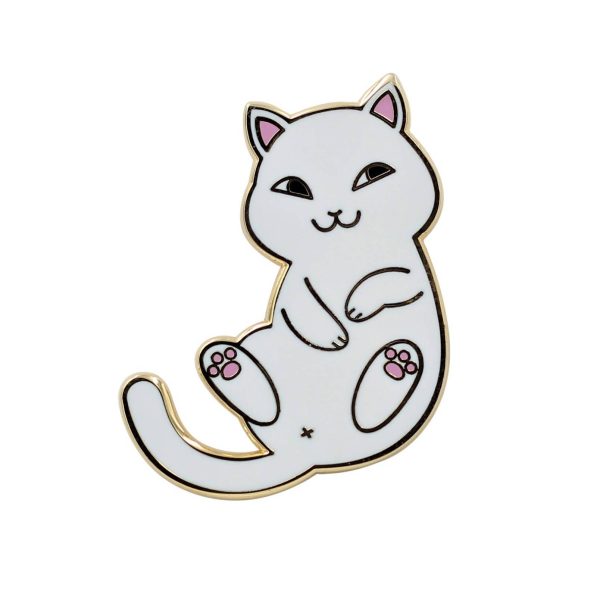 Playful Cat Enamel Pin - Cute & Funny Cat Lapel Pin For Cheap