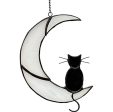 Cat on the Moon  Suncatcher Hot on Sale