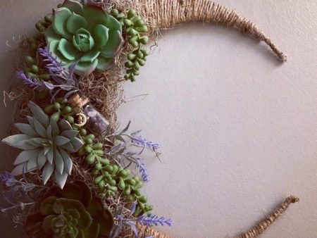 Custom Made - Witcy Succulant Wreath Online