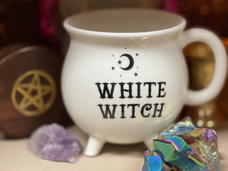 White Witch Cauldron Mug For Cheap