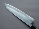 Nakaya Heiji - Semi-Stainless - Nashiji - 240mm Gyuto - Burnt Chestnut Handle Online now