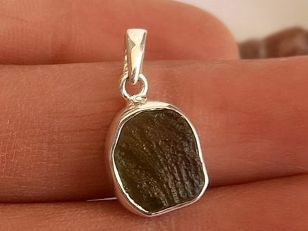 Moldavite Pendants (925 Sterling Silver) For Discount