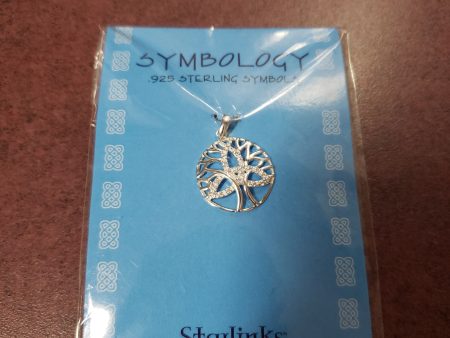 Brillant Trinity Tree of Life Pendant .925 Sterling Online Hot Sale