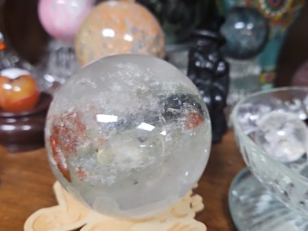 Lodalite , Garden Quartz Sphere 4 1 2” on Sale