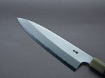 Hitohira - Togashi - Blue #1 Stainless Clad - Migaki - 210mm Gyuto - Ziricote Handle Online now