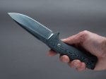 lionSTEEL - Fixed Blade - T5 - Niolox - 125mm - Black Micarta Handle - Leather Sheath Online Sale