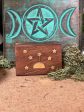 Celestial Wood Box with Brass Inlay - Various Hot on Sale