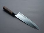 Nakaya Heiji - Semi-Stainless - Migaki - 240mm Gyuto - Burnt Chestnut Handle on Sale