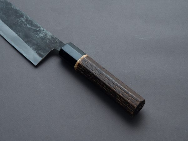 Nakaya Heiji - Semi Stainless - Kurouchi - 240mm Gyuto - Chestnut Handle For Discount