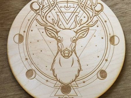 Deer and Moon Phase Grid Online Hot Sale