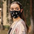 Floral Bandana Headband and Face Mask Set Discount