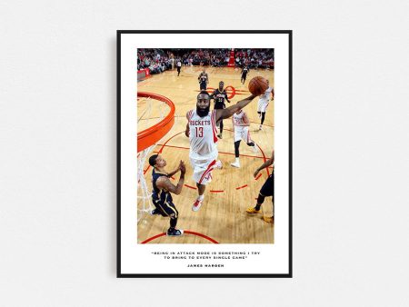 James Harden Houston Rockets Frame Discount