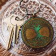 Tree of Life Wooden Keychain Fashion