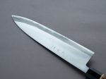 Nakaya Heiji - Semi-Stainless - Migaki - 240mm Gyuto - Burnt Chestnut Handle on Sale