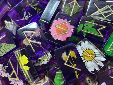 Handcrafted Resin Runes For Cheap