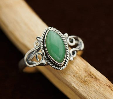 Chrysoprase Horseshoe Ring For Discount