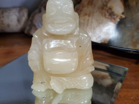 Hand Carved Buddha - Golden Healer - Collector Piece Cheap