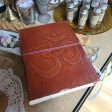 OM Embossed Leather Journal w  cord For Cheap