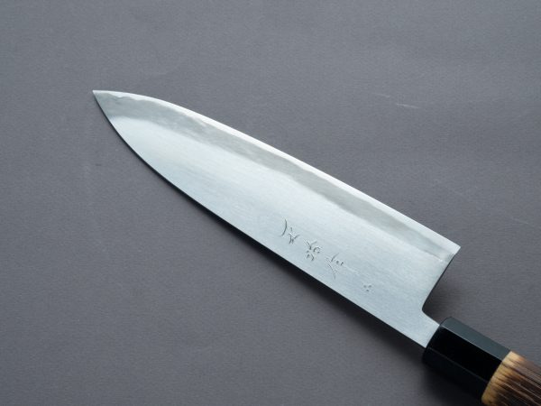 Nakaya Heiji - Semi-Stainless - Migaki - 210mm Gyuto - Burnt Chestnut Handle Fashion