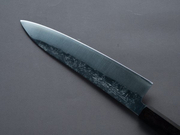 Hitohira - Imojiya TH - Silver #3 - Nashiji - 210mm Gyuto - Mono Ebony Handle For Cheap