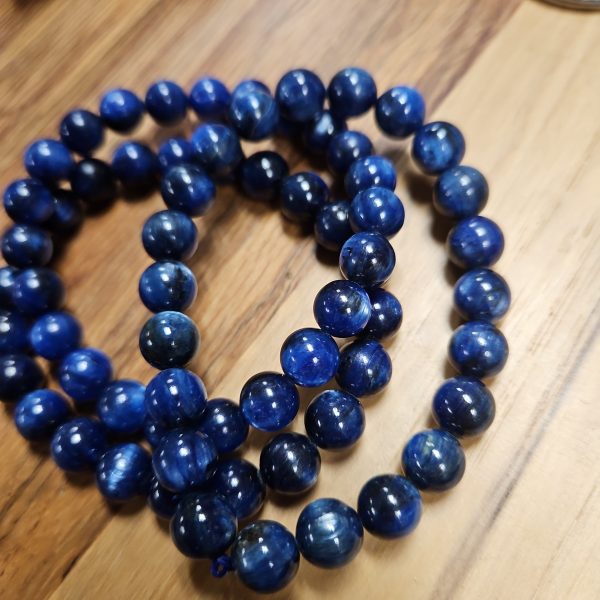 Bracelet - Kyanite , Blue Bead 8 mm Online