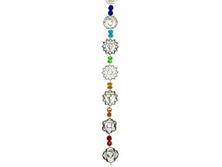 7 Chakras Suncatcher with czech style beads Online Sale