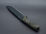 lionSTEEL - Fixed Blade - M7 - Sleipner - Milspec - 180mm - Green Canvas Micarta Handle - Kydex Sheath Discount