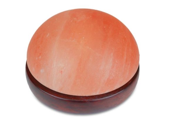 Himalayan Salt Detox Dome Lamp with Wood Base 9  Sale