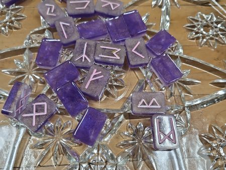 Hand Crafted Resin Runes Cheap