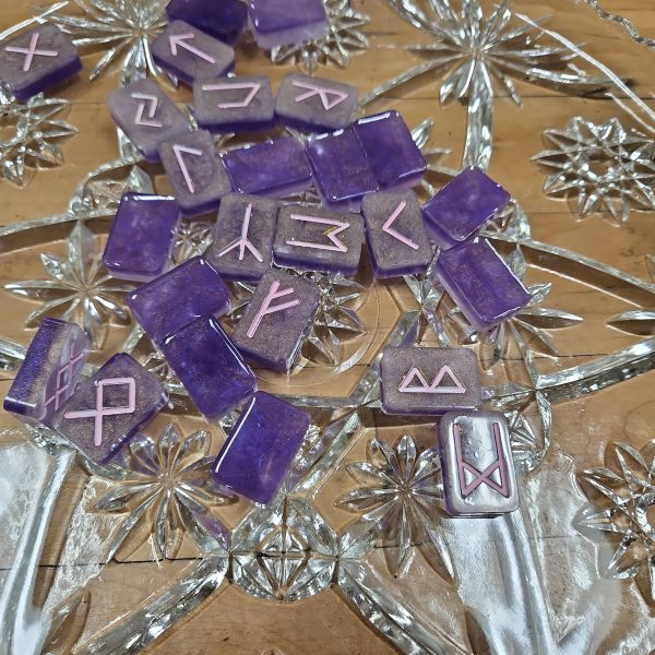 Hand Crafted Resin Runes Cheap