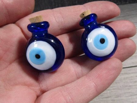 Evil Eye Mini Stash   Spell Bottles - Empty Supply