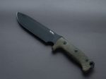 lionSTEEL - Fixed Blade - M7 - Sleipner - Milspec - 180mm - Green Canvas Micarta Handle - Kydex Sheath Discount