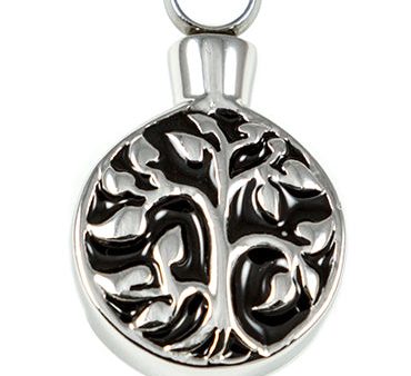 Stainless Steel Celtic Tree of Life Love Vial Online now