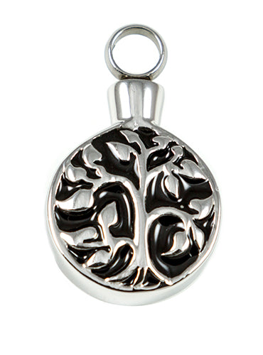 Stainless Steel Celtic Tree of Life Love Vial Online now