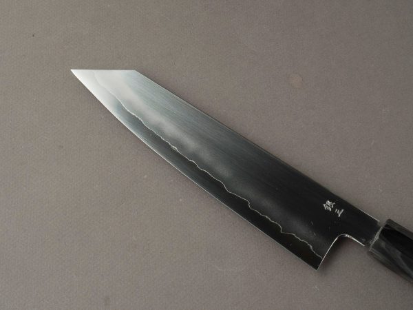 Tetsujin - Ukiba - Silver #3 - 210mm Kiritsuke Gyuto - Taihei Tagayasan Handle & Black Horn on Sale