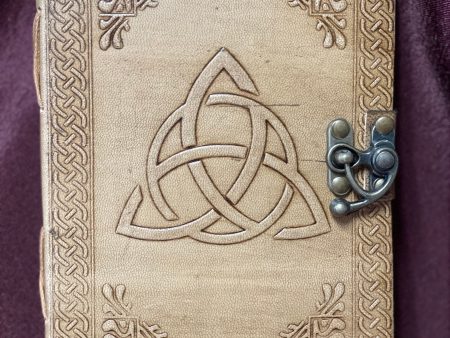 Triquetra Blonde Leather Journal with Latch 5 x 7 192 Pages Online