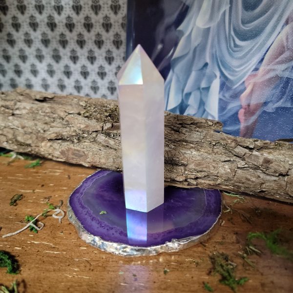 Angel Aura Rose Quartz - Towers For Cheap