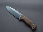 lionSTEEL - Fixed Blade - T6 - CPM 3V - 150mm - Canvas Micarta - Kydex Sheath Online now