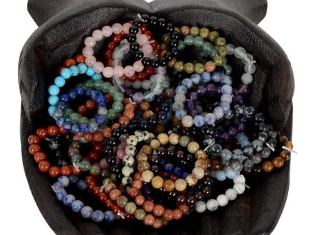 Crystal Stackable Bead Stretch Rings - Various Discount