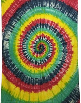 Spiral Tapestry Multi-colored Tie Dye Discount