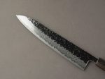 Hitohira - Futana Stainless Polished - Tsuchime Damascus - 240mm Gyuto - Tagayasan Handle on Sale